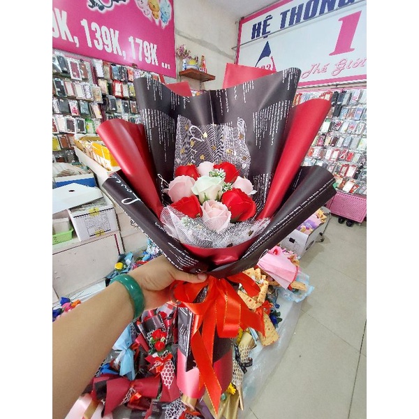 Bó sáp 9b giá yêu thương