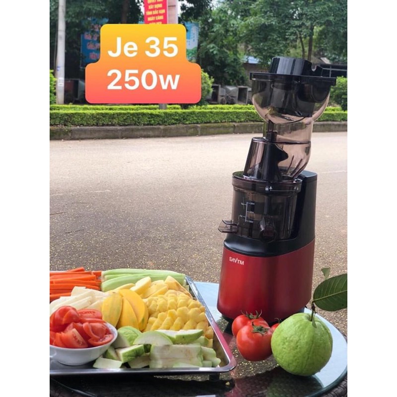 MÁY ÉP CHẬM CÔNG NGHIỆP SAVTM JE35 CÔNG SUẤT LỚN 250W CHÍNH HÃNG
