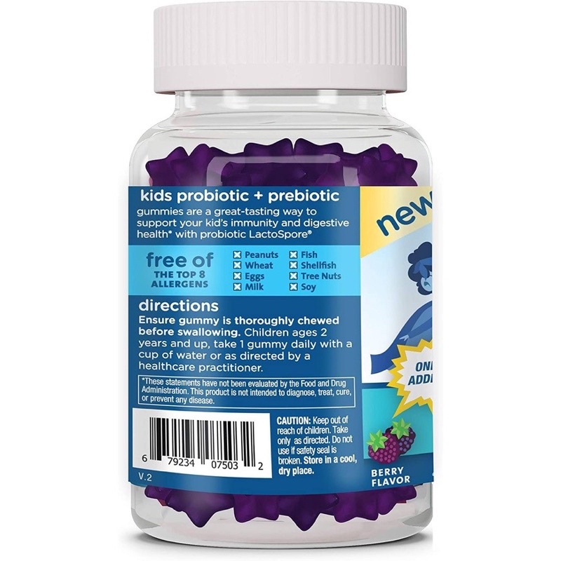 Viên nhai Kids Probiotic Mommy's Bliss bổ sung lợi khuẩn cho bé từ 2y  date T6/24