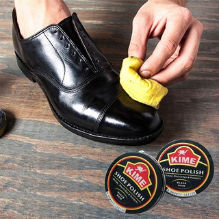 Xi Đánh Giày Đen Kime - Sáp Đánh Bóng Giày Da - Sáp Lau Giày - Xi Đen 50ml