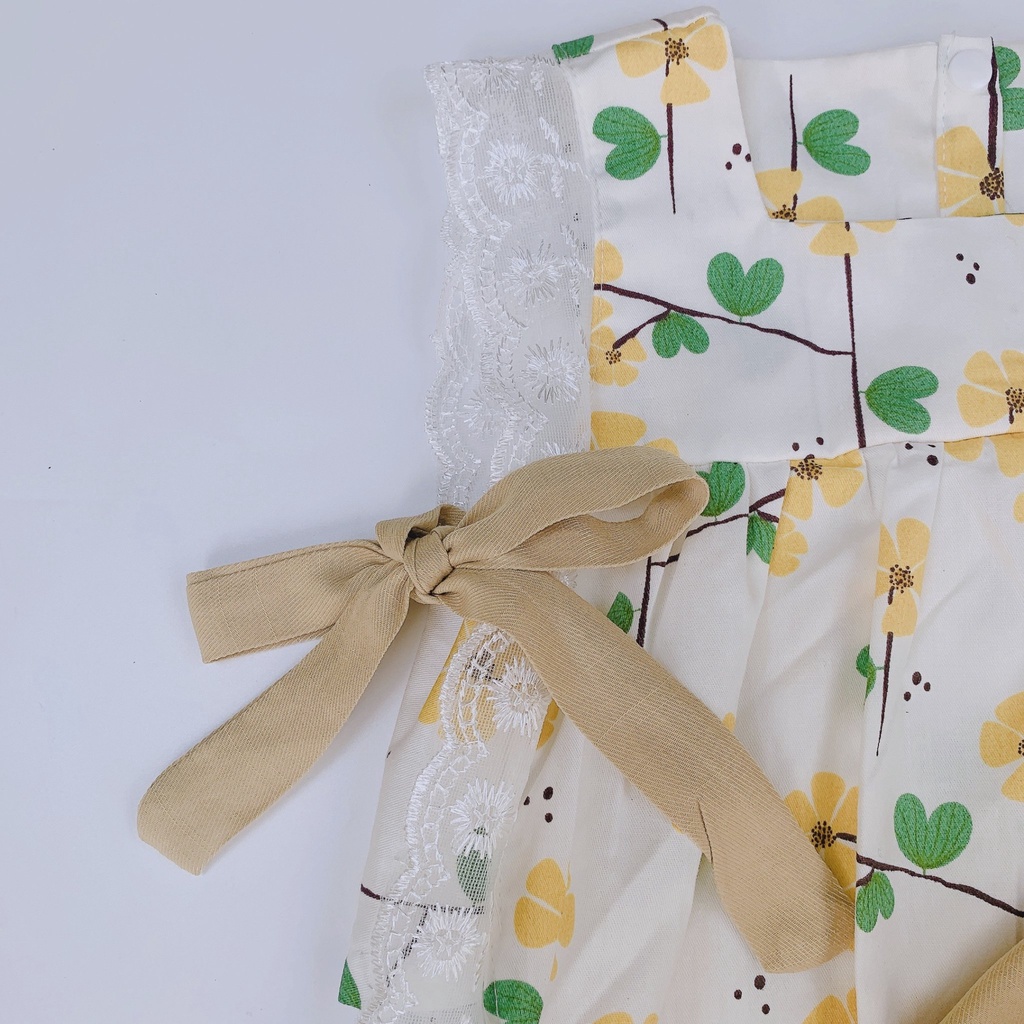 Set váy áo thiết kế cao cấp bộ sơ sinh cho bé gái V9 thời trang cho bé BABYSTORE88