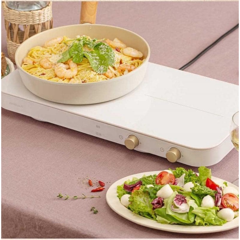 Bếp từ đôi OHELLA - Tặng kèm khay nướng - Hàn Quốc - BH 1 năm