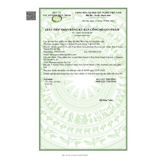 Kẹo bổ sung Canxi+D3 cho bé Kids Smart Calcium+D3 50 Gummies