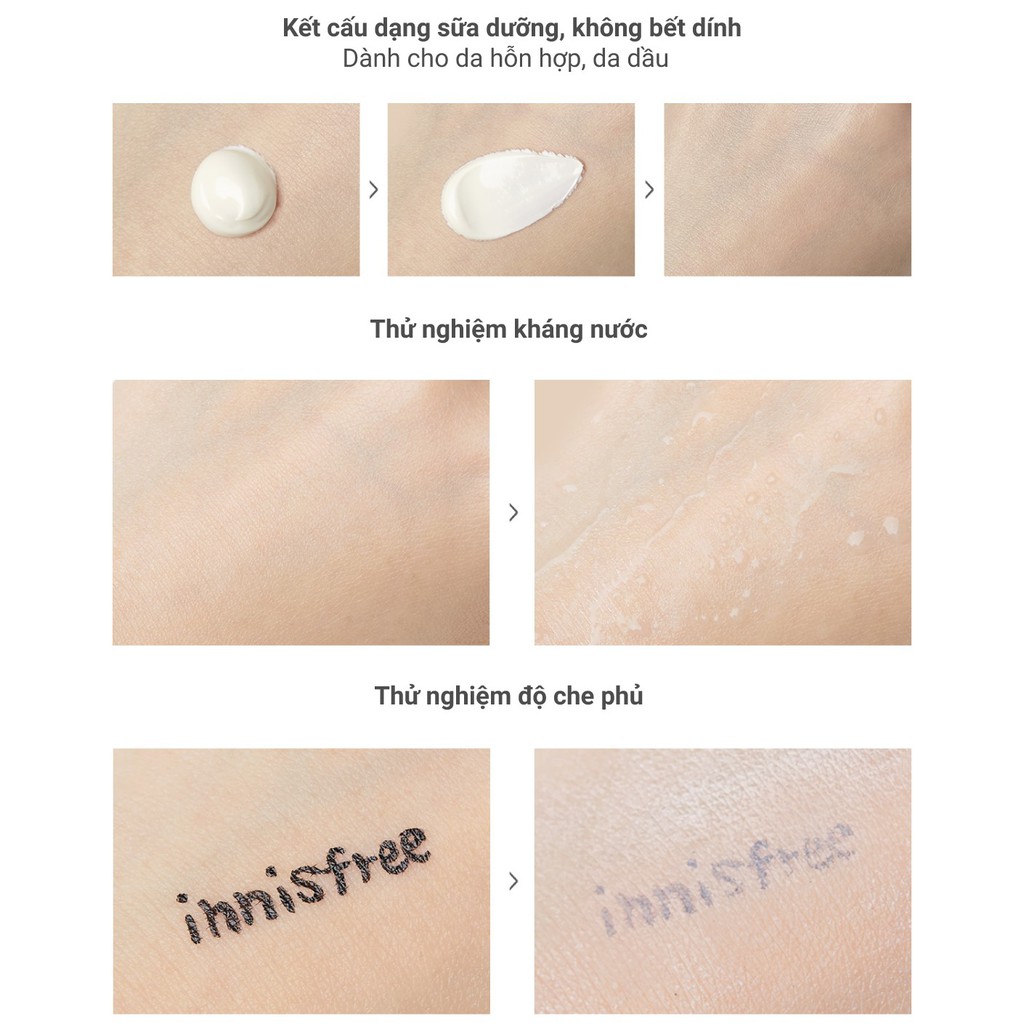Bộ sản phẩm dưỡng da và chống nắng lâu trôi làm sáng da innisfree Intensive Triple Shield Sunscreen Set | BigBuy360 - bigbuy360.vn