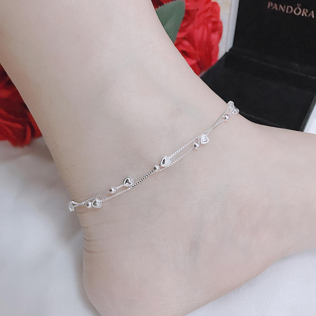 Lắc Chân Chuẩn Bạc Ta 100% Cao Cấp | BigBuy360 - bigbuy360.vn