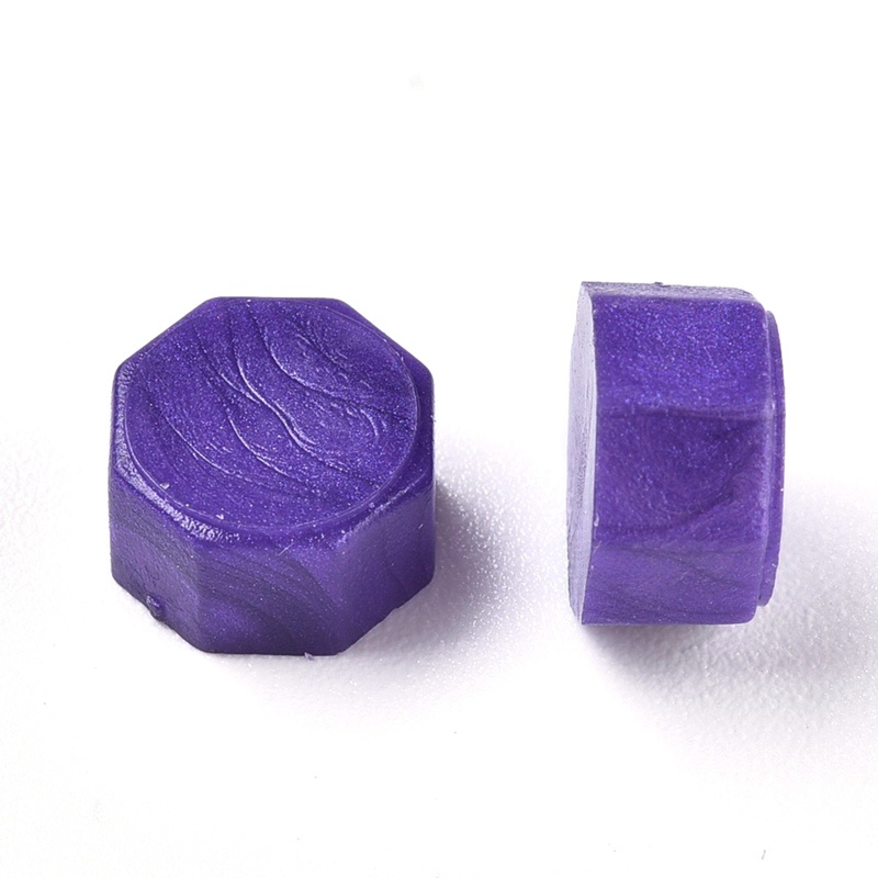 Bộ 100 Hạt Sáp Niêm Phong Bì Thư Màu Xanh 9mm