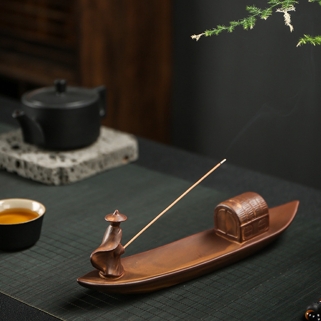 Đế đốt nhang trầm hương bằng gốm sáng tạo