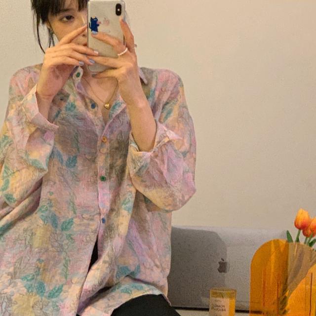 Áo Khoác + Áo Khoác Họa Tiết Tranh Sơn Dầu Kiểu Retro Cá Tính Cho Nữ (15 Ngày) | BigBuy360 - bigbuy360.vn