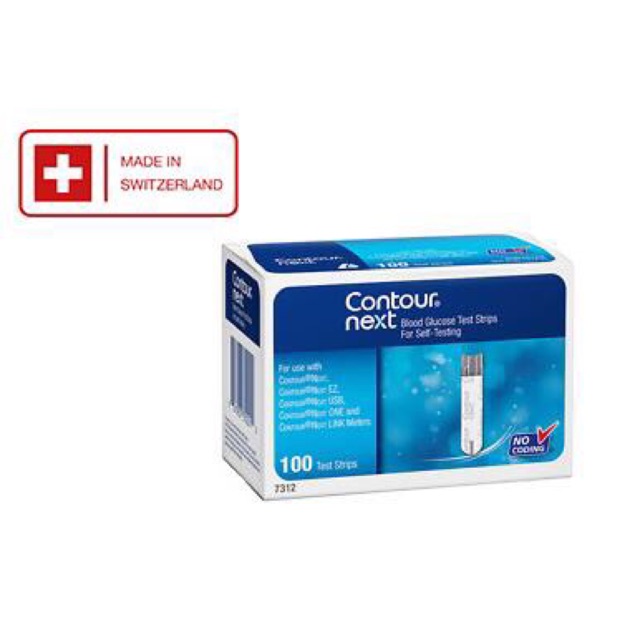 Que thử đường huyết Contour Next