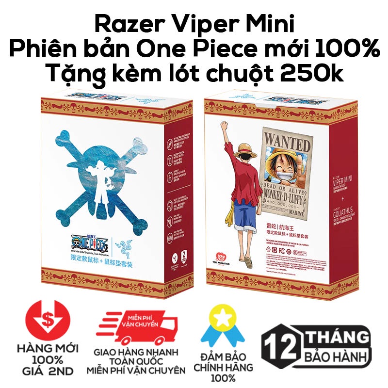 Chuột Game Razer Viper Mini - Mới 100% Phiên bản OnePiece