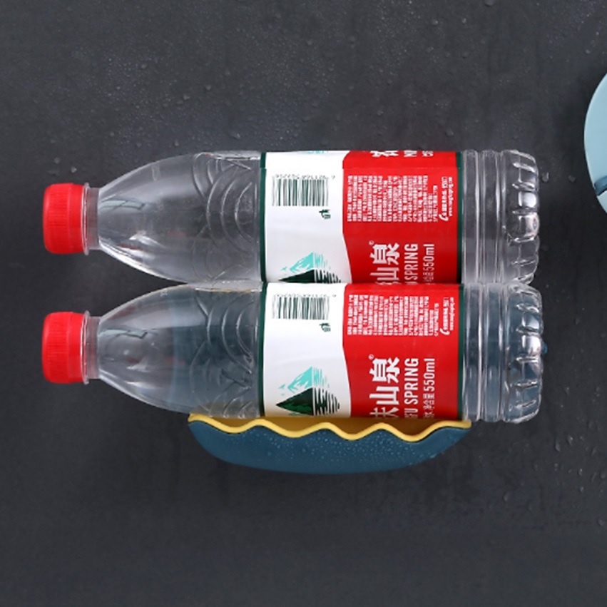 Khay xà phòng 2 lớp dán tường tiện lợi hình cá voi