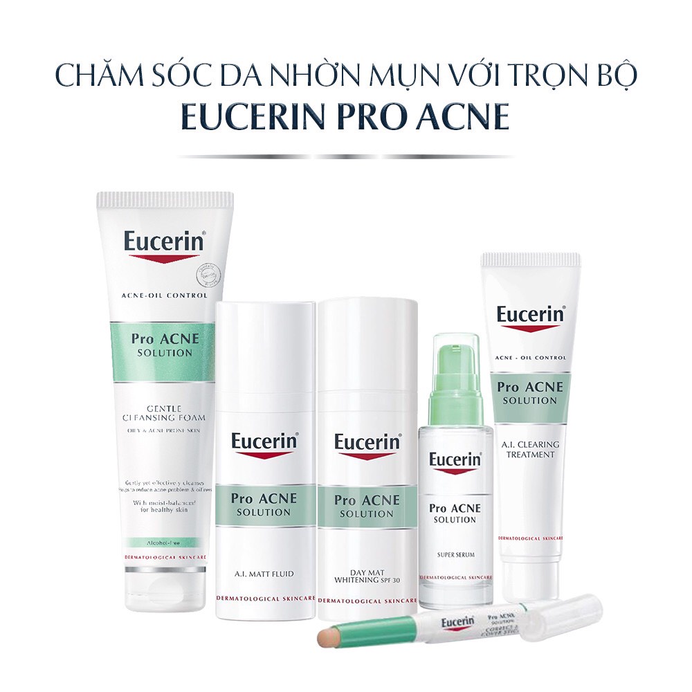 Sample Dùng Thử Giảm Mụn Và Nhờn Eucerin Pro Acne A.I Clearing Treatment 5ml