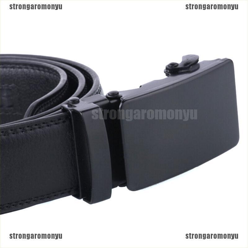 Thắt Lưng Da Có Khóa Gài Tự Động Thời Trang Cao Cấp Cho Nam