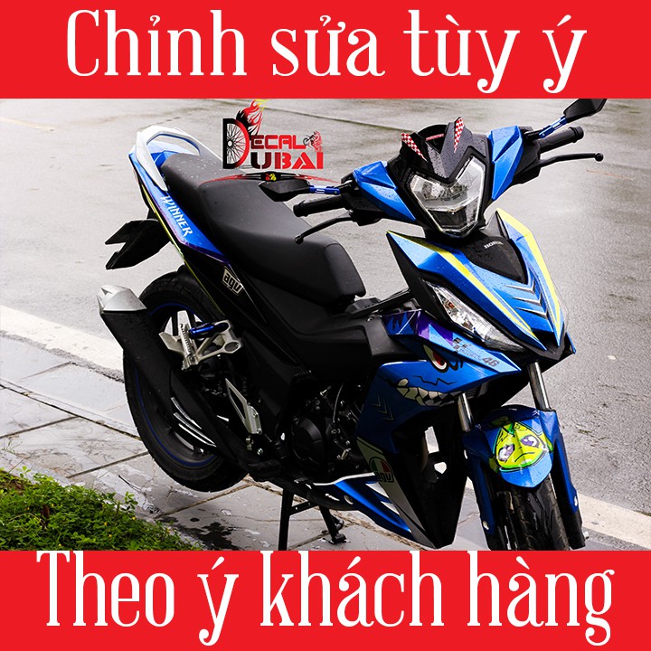 Tem Trùm Winner Xanh Đen Cá Mập