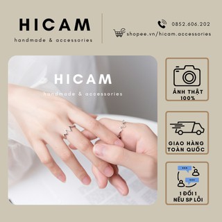 Nhẫn nhịp tim có thể điều chỉnh cỡ, nhẫn đôi cũng hợp lí HICAM
