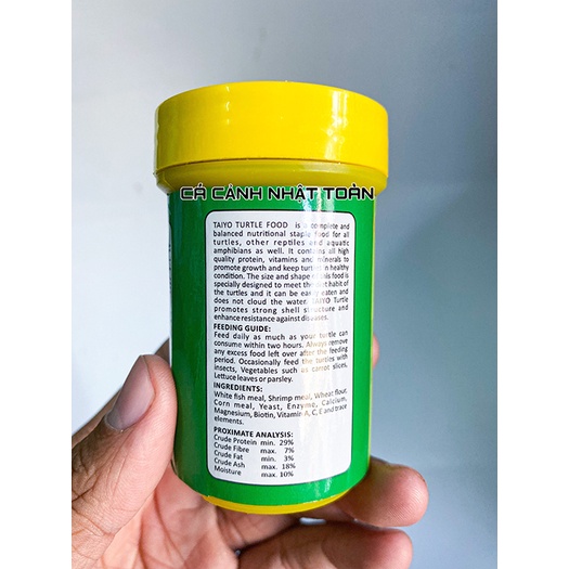 THỨC ĂN CHO RÙA BABA TURTLE FOOD ẤN ĐỘ TAIYO 40G