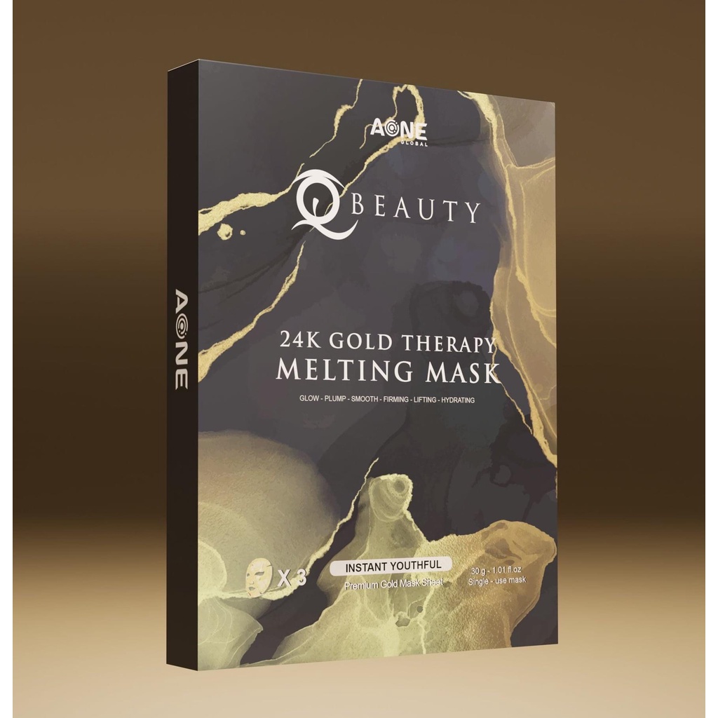 Mặt nạ vàng 24k tan chảy QBeauty , Mặt nạ dưỡng da hiệu quả sau 1 lần đắp