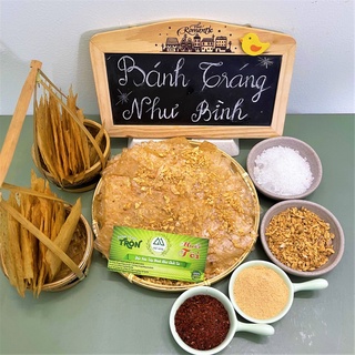 Bánh Tráng Mix MUỐI TỎI Xì Ke Như Bình Mỏng Dẻo Siêu Cay Cấp Độ 10 BAO HÍT HÀ