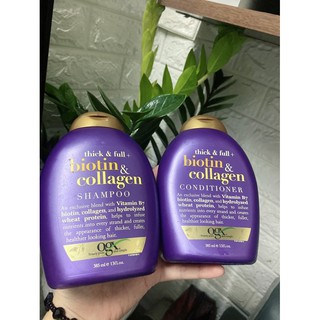 Bộ chăm sóc tóc - collagen biotin tím