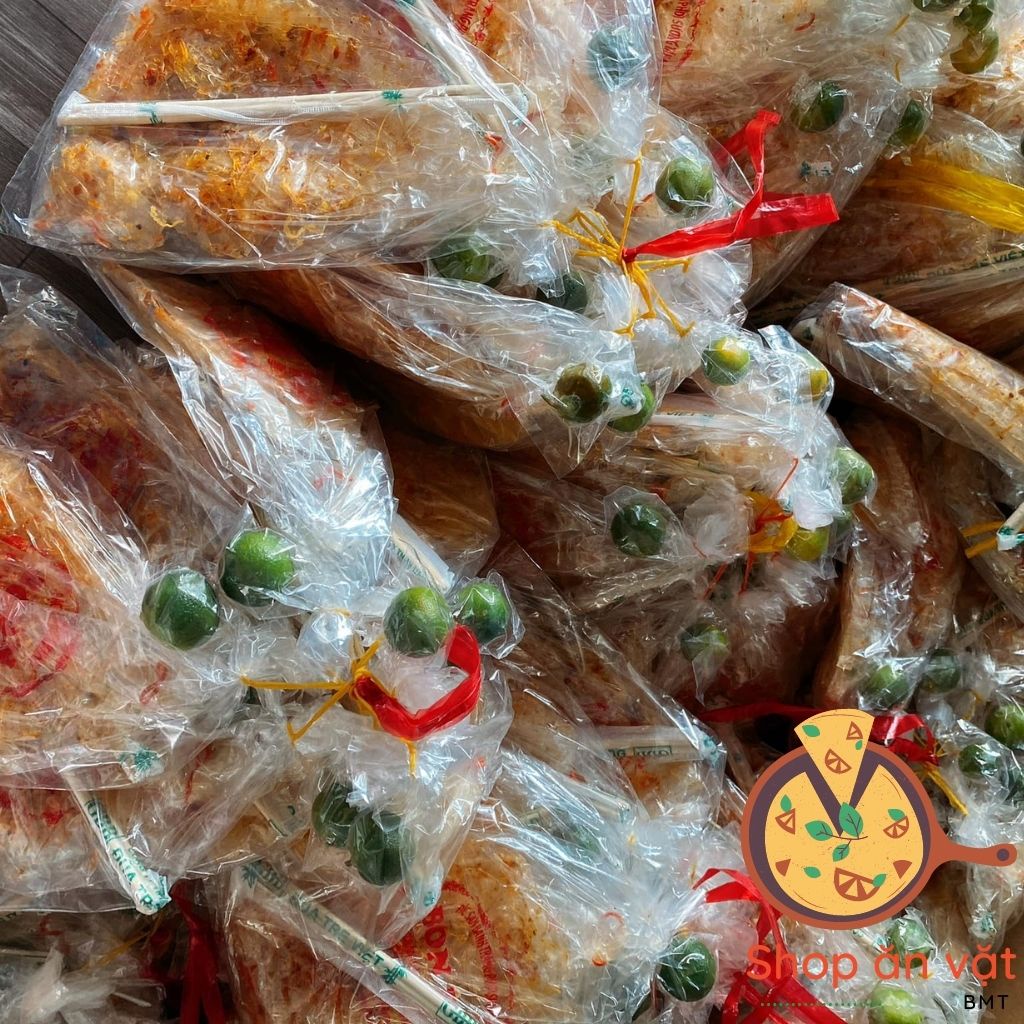 Bánh tráng tự trộn Bon Bon bánh tráng trộn sa tế tắc hành phi Tây Ninh - 14020189