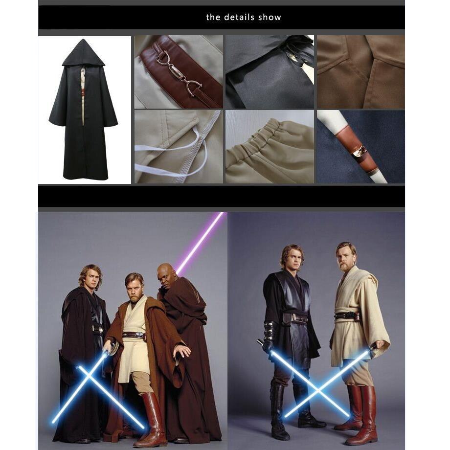 Bộ Trang Phục Hóa Trang Nhân Vật Obi Wan Kenobi Trong Phim Star Wars