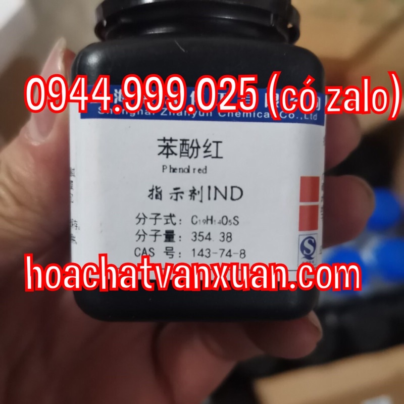 Hóa chất Phenol Red lọ 25g CAS 143-74-8 phenol đỏ