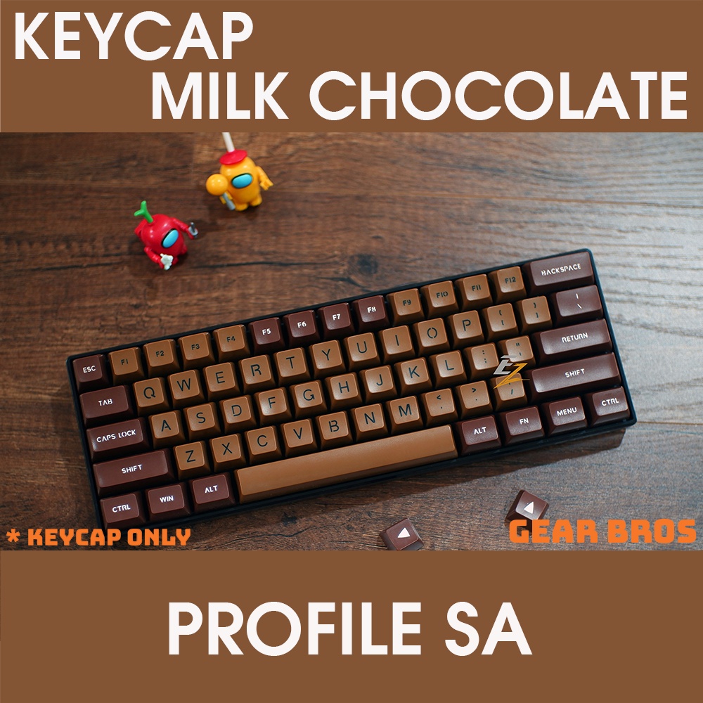 Keycap Cho Bàn Phím Cơ Thick PBT CHERRY XDA OEM SA In Dyesub | Gearbros