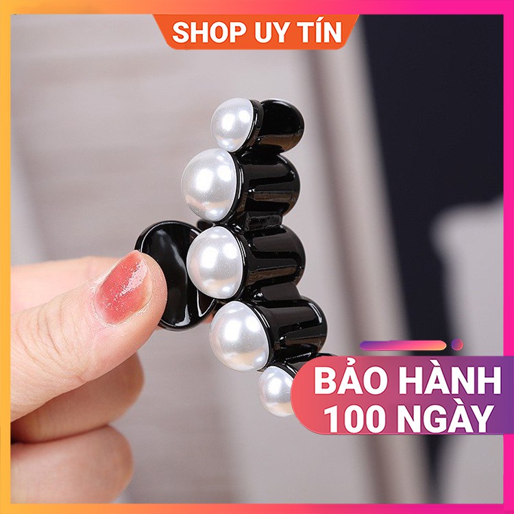 [NowShip - Giao Ngay] Kẹp Tóc Càng Cua Đính Đá - Cặp Búi Tóc Ngọc Trai Nhân Tạo Nữ Đẹp