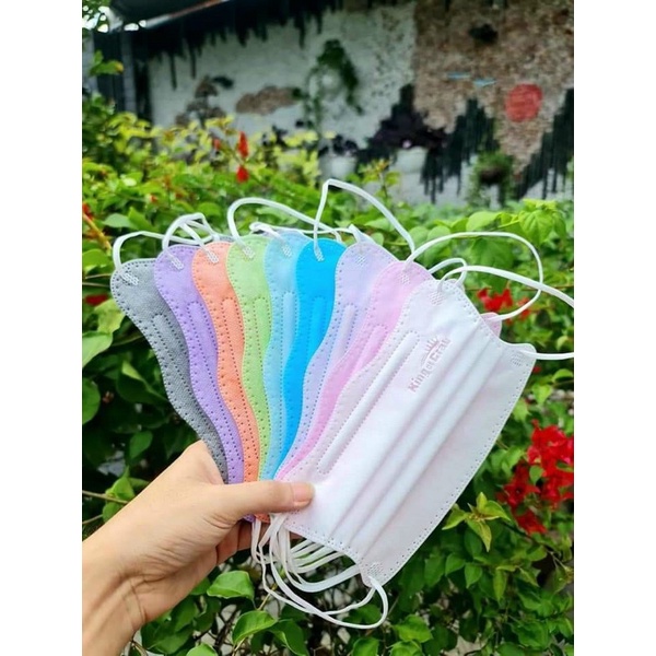 khẩu trang cua trắng và cá kf94, nhiều màu , thùng 30 bịch 300 chiếc .