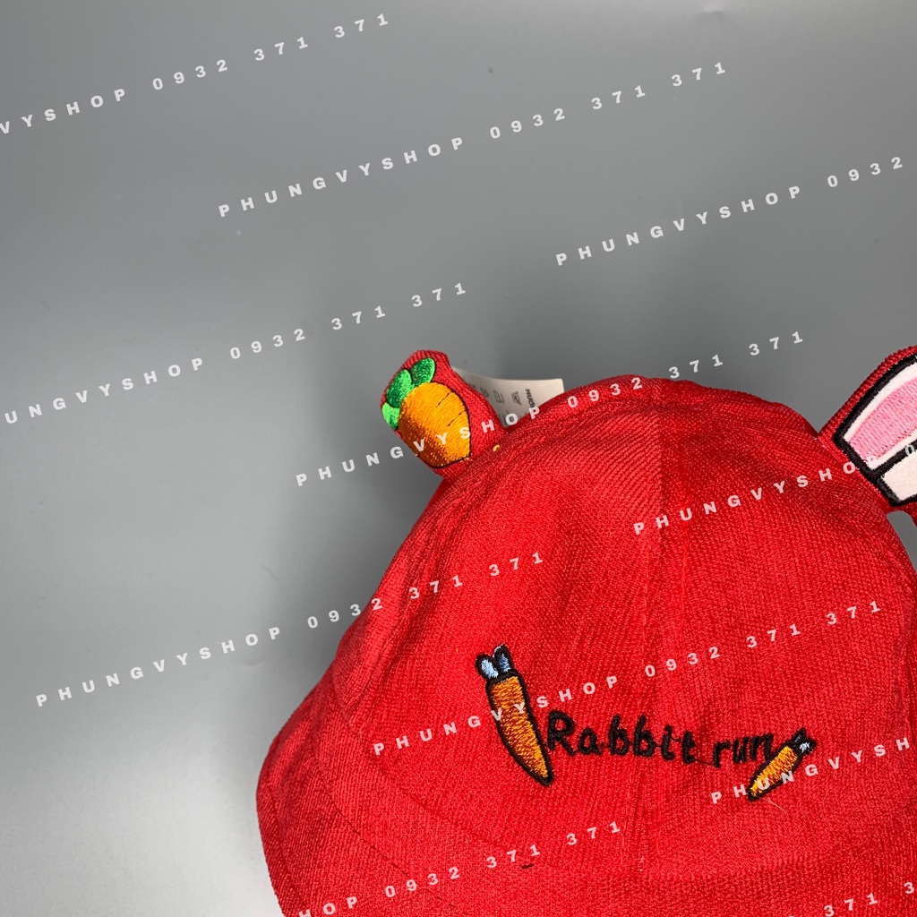 Bé &lt;2 tuổi/ Vòngđầu 49.5cm– Mũ CHỐNG GIỌT BẮN cho bé trai bé gái - RAB RUN- Nón cản bụi trẻ em