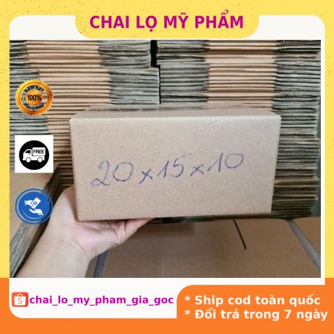 [GIÁ TỐT NHẤT] [20x15x10] Thùng Hộp Carton Đóng Gói Hàng , phụ kiện du lịch