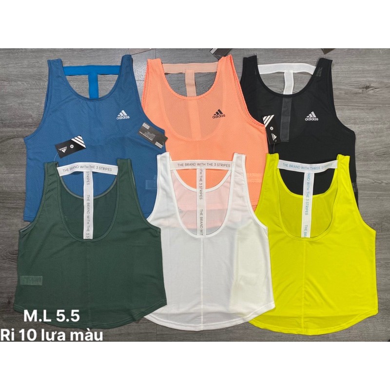 Áo Tập Gym Nữ Tanktop Hở Lưng Vải Thun Lưới TU