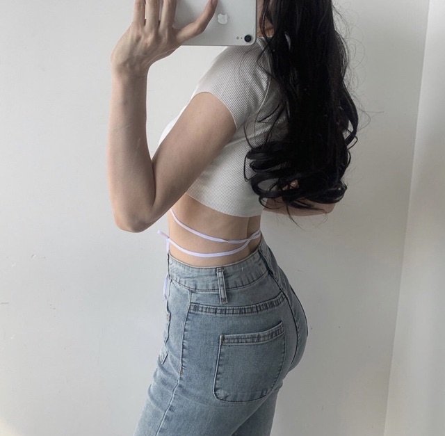 [Mã FADIRECT20 giảm 20K đơn 150K] Croptop cột dây chéo eo, croptop mùa hè