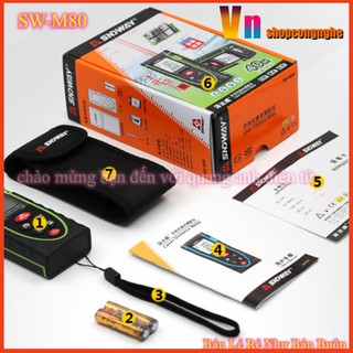 Thước đo laser 80m - sndway sw-m80