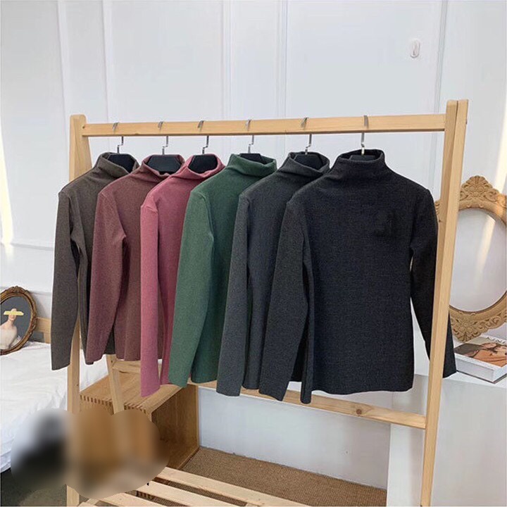 Áo Len Nữ, Áo Giữ Nhiệt Mùa Đông Dáng Hàn Quốc Dễ Thương, Co Giãn Và Sưởi ấm Cực Tốt