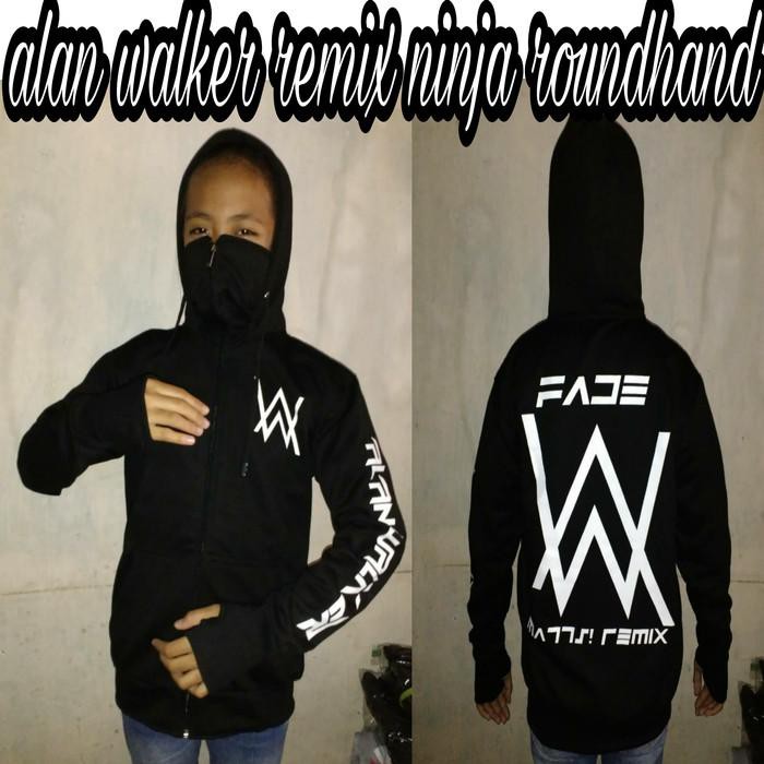 Áo Khoác Hoodie Cổ Tròn In Chữ Alan Walker Remix Ninja Cho Bé Trai