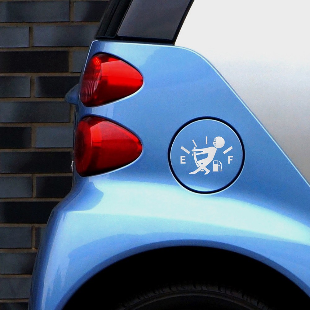 Decal Dán Trang Trí Nắp Bình Xăng Ô Tô