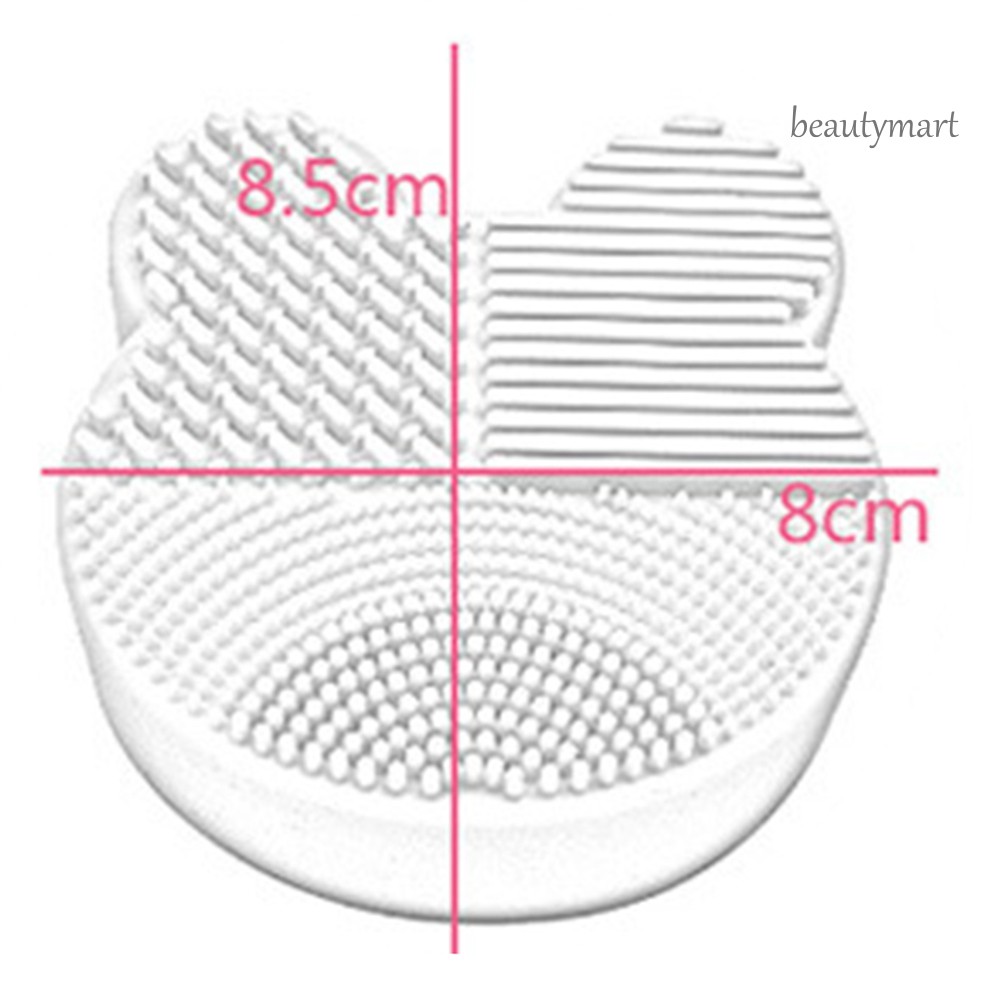 [Hàng mới về] Hộp vệ sinh cọ trang điểm phấn mắt/má hồng hình gấu xinh xắn với xốp khô