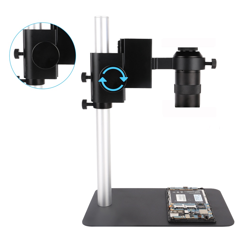 Digital Microscope Monocular Microscope, Repair PCB Microscope Metal Base