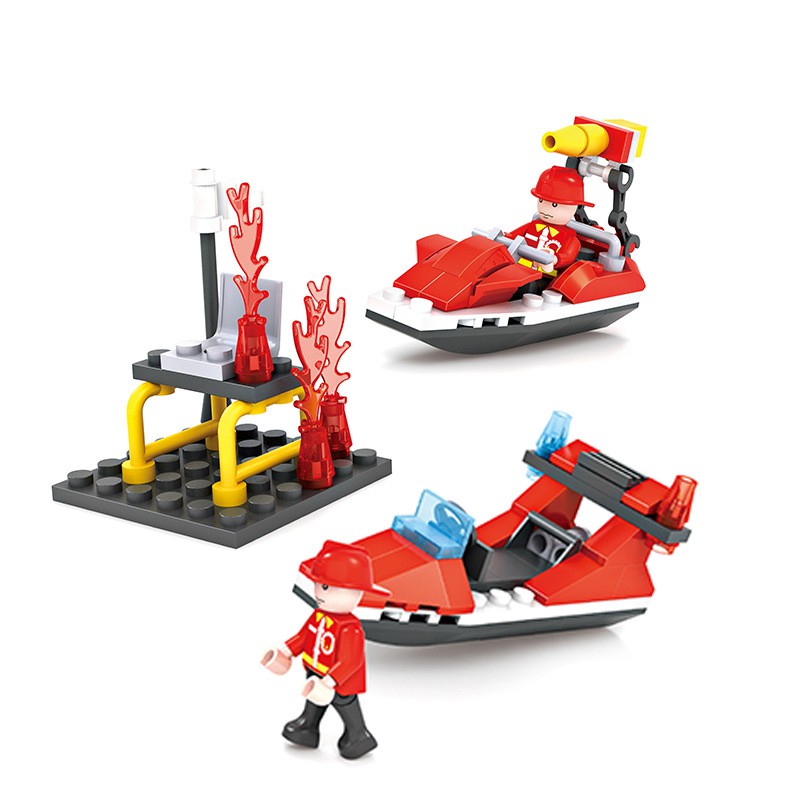 ĐỒ CHƠI LEGO XẾP HÌNH ĐỘI CỨU HỎA 8 TRONG 1