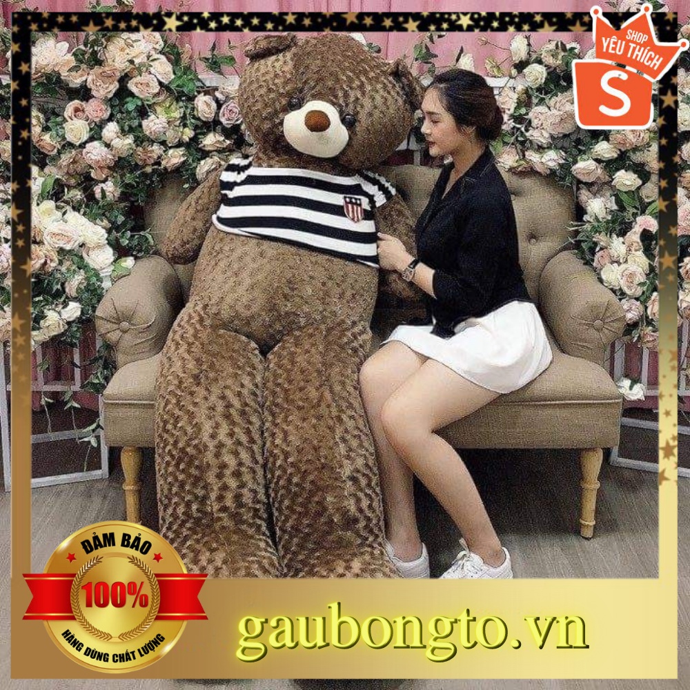 Gấu bông Teddy 95cm -1m1 -1m3𝑯𝒂̀𝒏𝒈 𝑪𝒂𝒐 𝑪𝒂̂́𝒑Nhồi Bông Trắng Tinh 100% Gối ôm Teddy Hình Thú Làm Quà Tặng Siêu Đáng Yêu