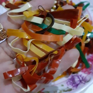 0.5kg Thun buột tóc màu lính mới(cở to)