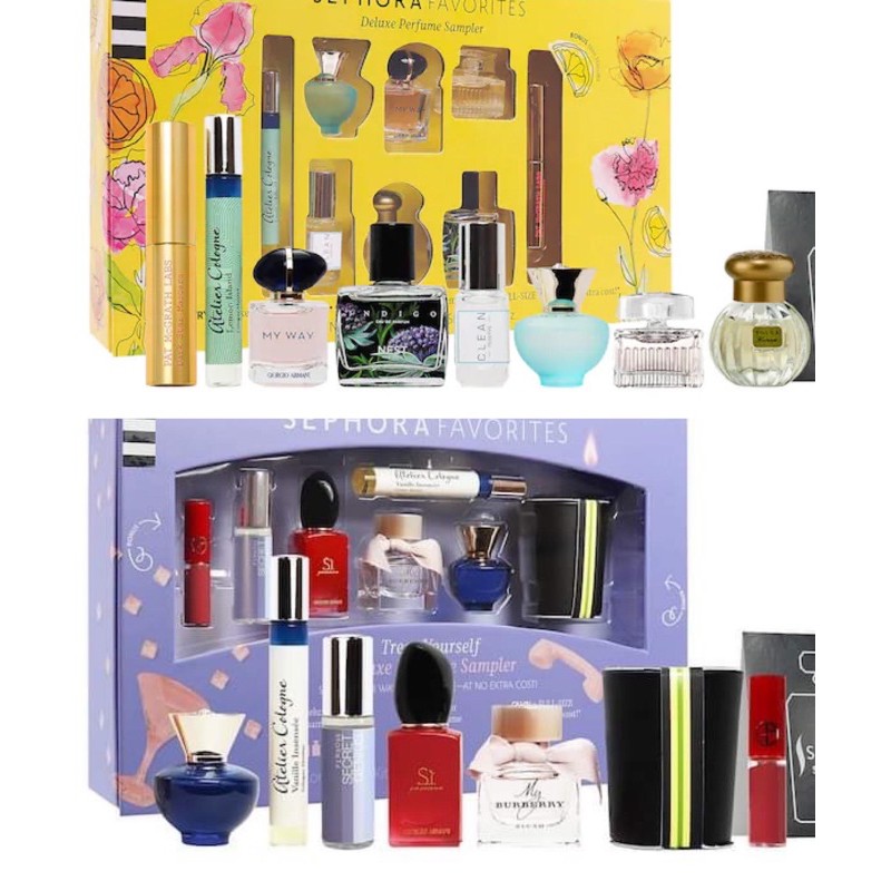 Tách set nước hoa minisize set Deluxe Sample Sephora Chloe, Kat Von D, D&G, Nest, Tocca, Tory Burch