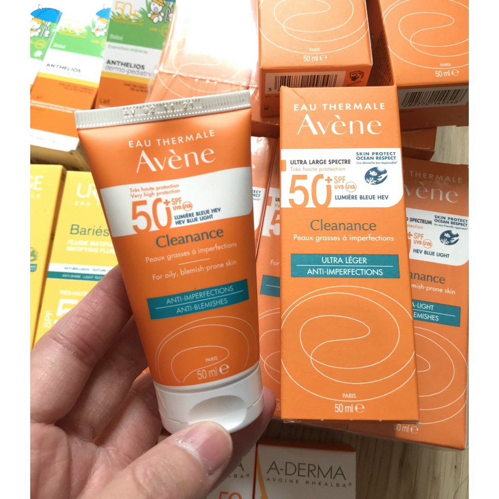 Kem chống nắng cho da dầu Avène Cleanance SPF50+