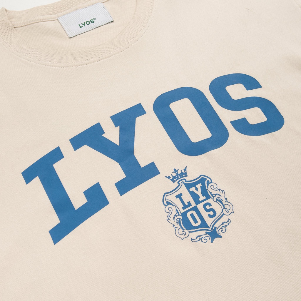 Áo Thun LYOS Uni T-Shirt - màu Kem