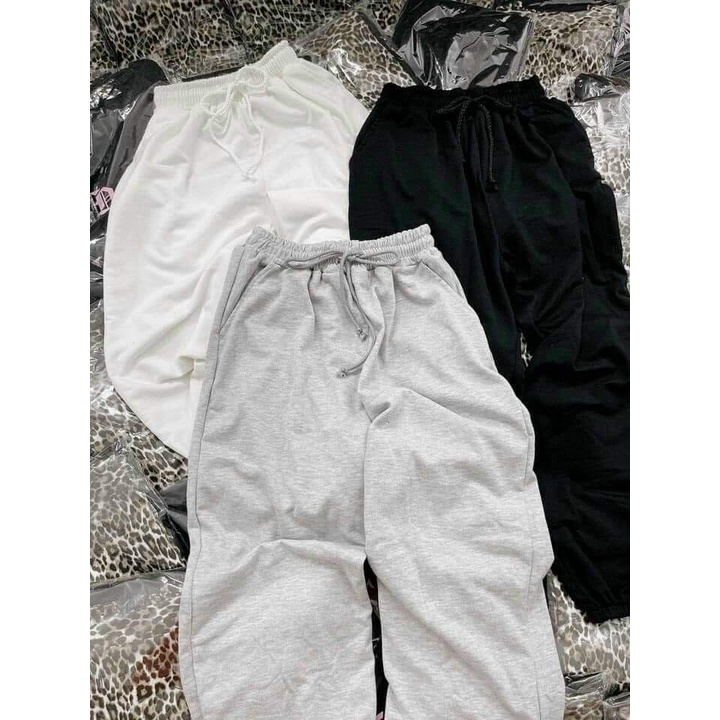 [Mã 44FASHIONSALE1 giảm 10K đơn 50K] Quần ống BOOM Unisex - Jogger thun trơn cạp chun dáng rộng CaMa STORE M226