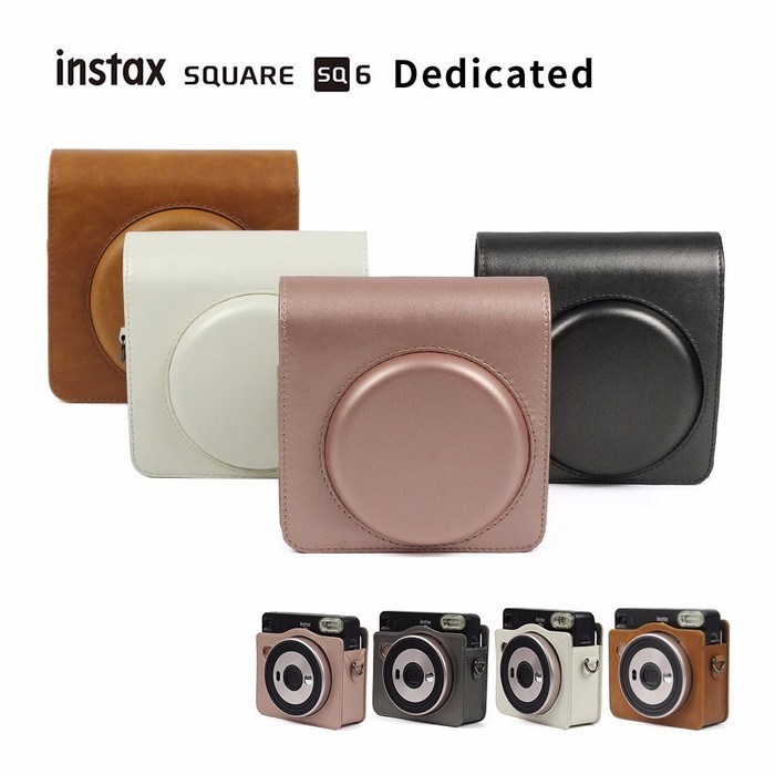 Túi Da Vuông Đựng Máy Ảnh Fujifilm Polaroid Instax Sq6 Sq 6