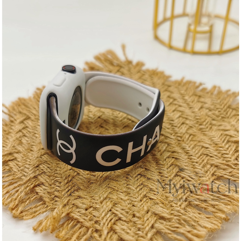 Dây Đeo Silicon Mềm T500 Cho Apple Watch series 7 6 SE 5 4 3 2 1 41mm 40mm 42mm 44mm