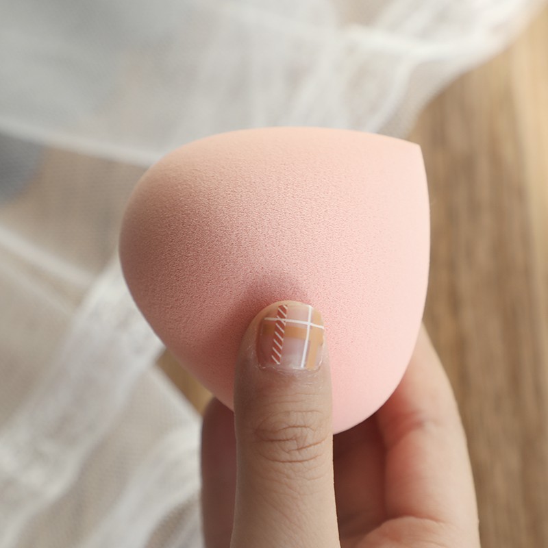 ♥❤❥! Fanxiaoxian fart peach cosmetic egg wet and dry dual-use soaking water becomes bigger peach beauty blender sponge e