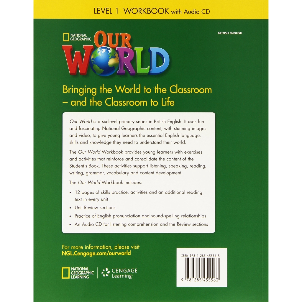 Sách - Our World 1: Workbook with Audio CD